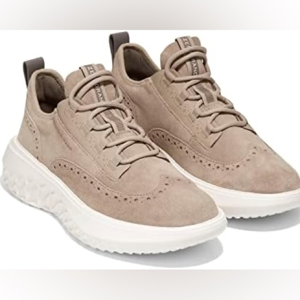 COLE HAAN MEN’S ZEROGRAND SUEDE SNEAKERS IN DUNE NWB